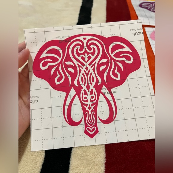 Hand Crafted Accessories - Tribal Elephant Vinyl Decal 🐘